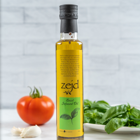 Huile infusée au basilic | Zejd