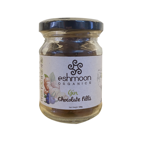 Pilules de chocolat au gin