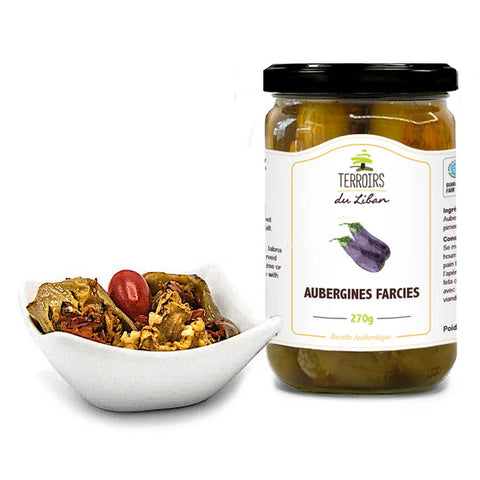 Aubergines Farcies à l'huile | Terroirs du Liban
