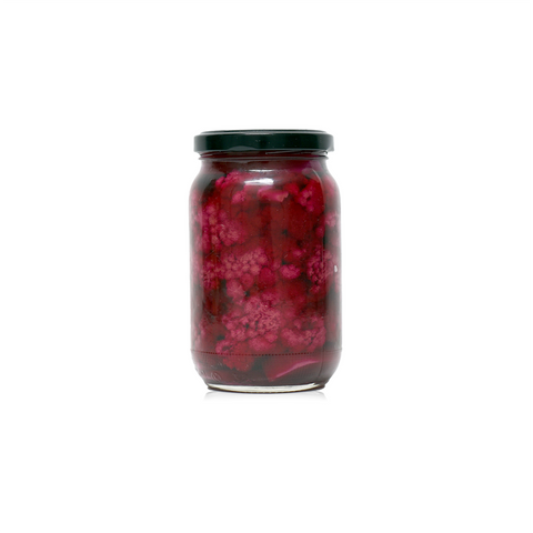 Chou-fleur mariné et betterave