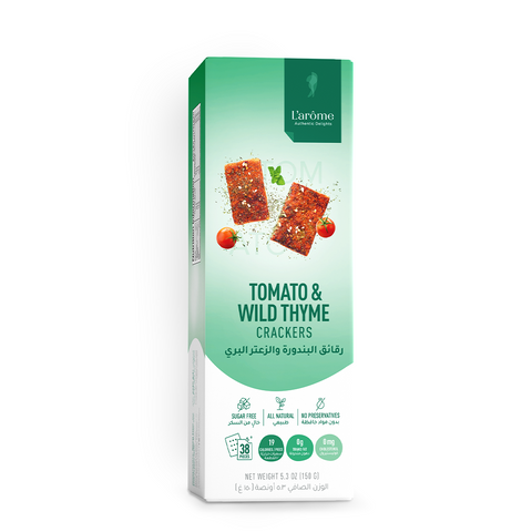 Thym | Sumac | Tomate | Craquelins au curcuma