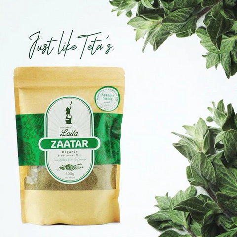 Organic Traditional Zaatar Mix 400g — Lebanese grocery at Mon Baladé