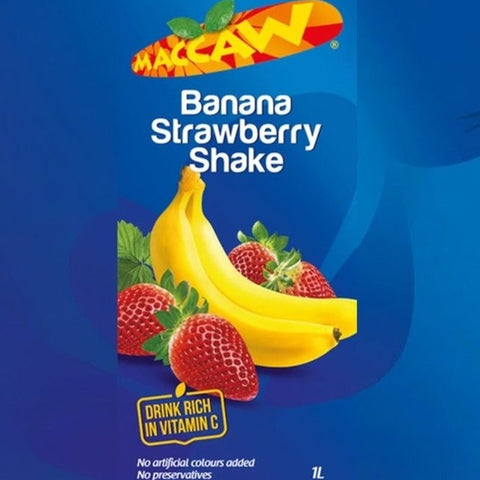 Maccaw - Shake banane-fraise