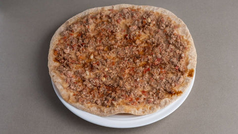 Galette Saj à la Viande Hachée & Épices (Lahme bi Ajin)