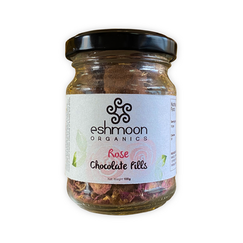 Pilules au chocolat Rose